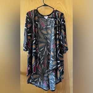 Paisley LulaRoe Lindsay Kimono.  Size S.